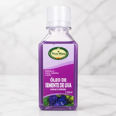 Óleo Capilar e Corporal de Sementes de Uva viva Mais 130ml