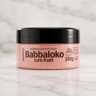 Esfoliante corporal e Fácil Babbaloko TuttI-Fruitt 180g 