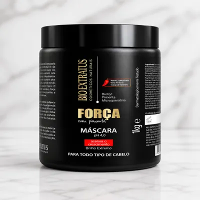 Máscara Força Brilho Bio Extratus 1kg