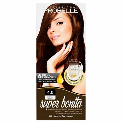 Coloração Probelle 4.0 Castanho Médio Super Bonita 