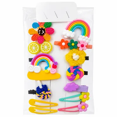 Kit acessórios infantil pra cabelos 14 un