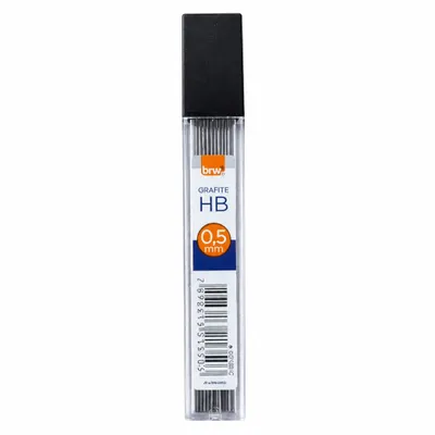 GRAFITE HB 0,5MM - 1 TUBO COM 12 UNIDADES - BRW