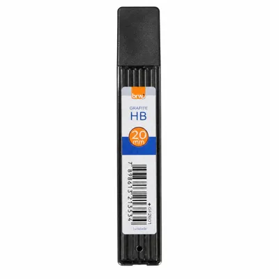 GRAFITE HB 2,0MM - 1 TUBO COM 6 UNIDADES - BRW