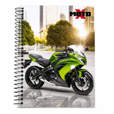 CADERNO CAPA DURA 1/4 - 96 FOLHAS - X-MOTO