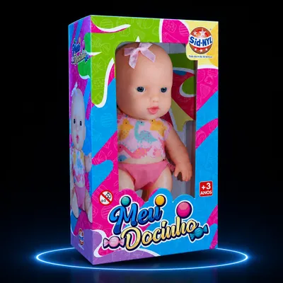 BONECA MEU DOCINHO 18CM - SID-NYL