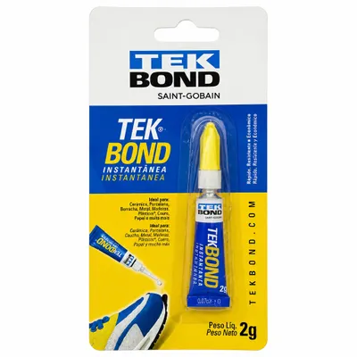 COLA INSTANTÂNEA 2G - UNIDADE - TEK BOND - SAINT-GOBAIN