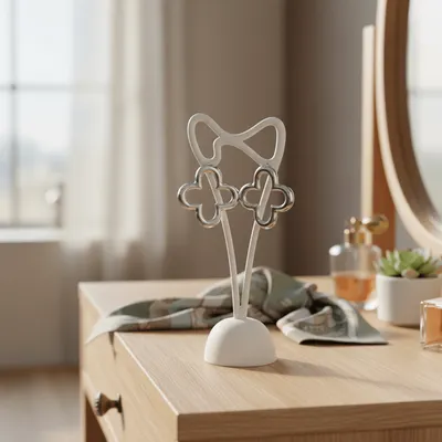 Brinco Flor Prata Macro