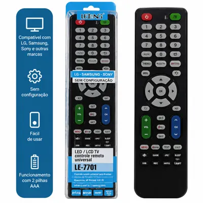 Controle Remoto Universal TV