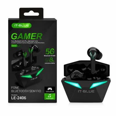 Fone Gamer Bluetooth LE-2406