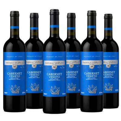 PROMOÇÃO Americo Vespucci Cab Sauvignon- Cx c/6 Und 