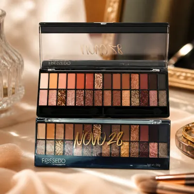 Paleta de Sombras 28 Cores Febella