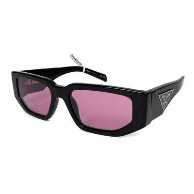 PRADA SPR09Z - PRETO LENTES ROSA