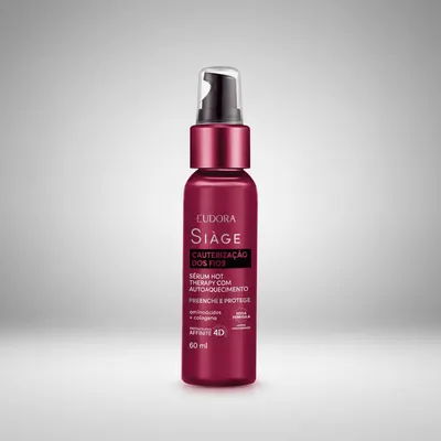 Sérum Capilar Siage Hot Therapy Cauterização Dos Fios 60MI Preço R$ 49,90
