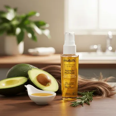 Óleo Nutritivo Essencial Capilar Match Nutrição Profunda 50MI