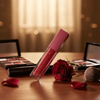 Batom Líquido Vermelho Hibisco Niina Secrets Skinny Matte 5MI