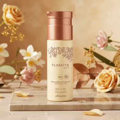Creme Hidratante Desodorante Corporal Floratta Gold 200MI
