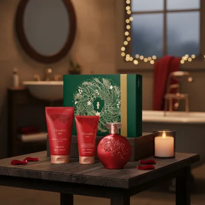 Kit Presente Natal Floratta Red (3 Itens)