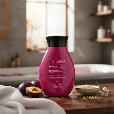 Óleo Glorioso Hidratante Desodorante Corporal Nativa Spa Ameixa 200M