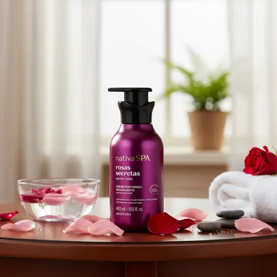 Creme Perfumado Desodorante Corporal Rosas Secretas 400MI