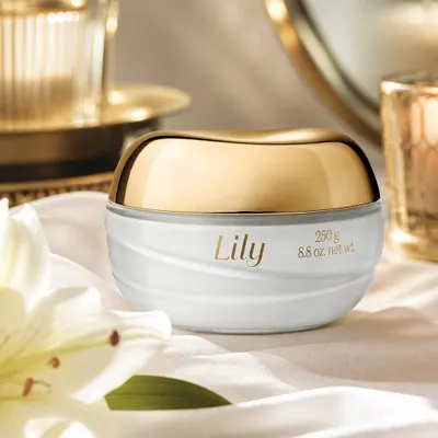 Creme Acetinado Hidratante Desodorante Corporal Lily 250G