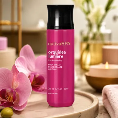 Body Splash Desodorante Nativa Spa Orquídea Lumière 200MI