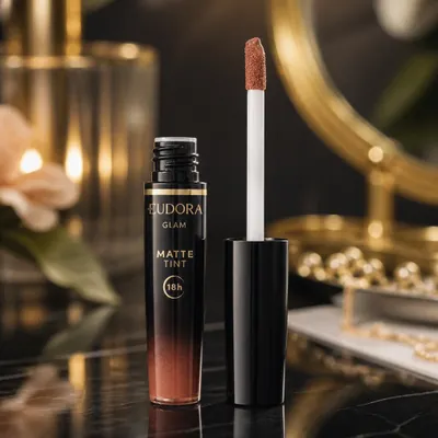 Batom Liquido Marrom Nude Icônico Glam Matte Tint 4G