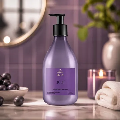 Creme Desodorante Hidratante para o Corpo Ekos Açaí