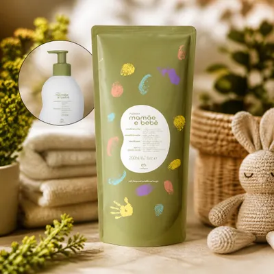 Refil Condicionador para Bebê 0 a 3 anos Mamãe e Bebè 200ml