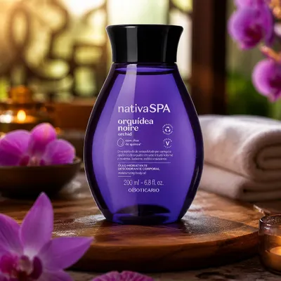 Óleo Hidratante Desodorante Corporal Nativa Spa Orquídea Noire 200MI