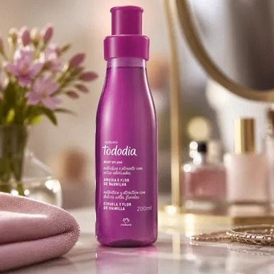Body Splash Tododia Ameixa e Flor de Baunilha 200 ml