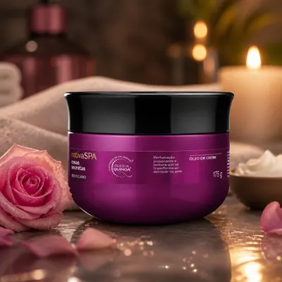 óleo Em Creme Corporal Nativa Rosas Secretas 175G