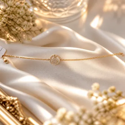 Pulseira Nossa senhora ouro