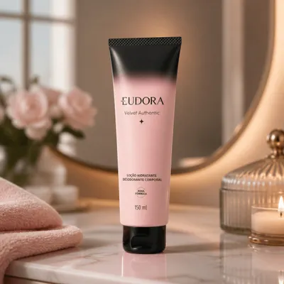 Loção Hidratante Desodorante Corporal Eudora Velvet Authentic 150MI