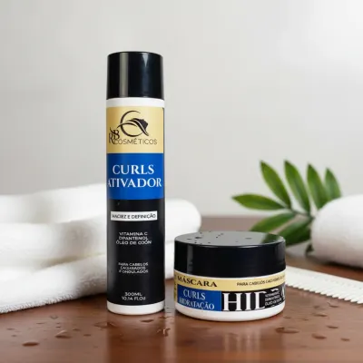  mascara e Ativador de cachos 