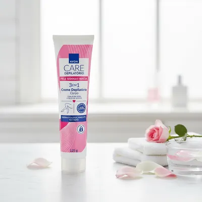Creme Depilatório para o Corpo Avon Care 125g
