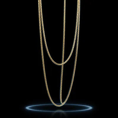 Cordão Folheado ouro 18k 