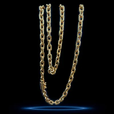 Cordão Folheado ouro 18k 